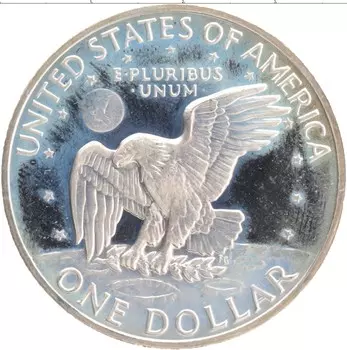 Монета доллар Америки 1972 года Медно-никель S