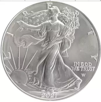 Монета доллар Америки 2021 года Серебро Свобода
