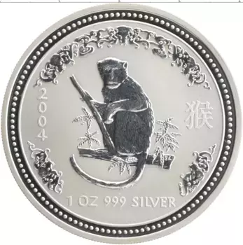 Монета доллар Австралии 2004 года Серебро Елизавета II