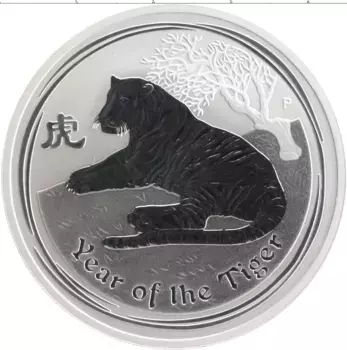 Монета доллар Австралии 2010 года Серебро Елизавета II