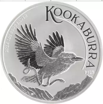 Монета доллар Австралии 2024 года Серебро Карл III
