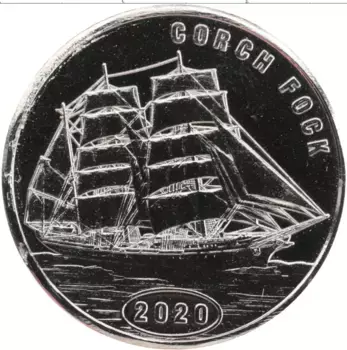 Монета доллар Индонезии 2020 года Медно-никель UNUSUAL
