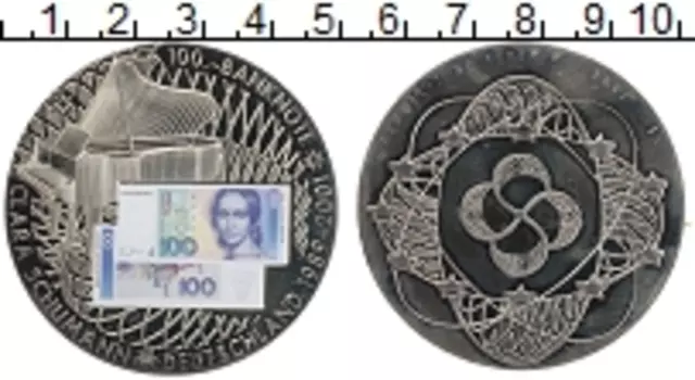 Монета доллар Либерии 2002 года Медно-никель Банкноты ФРГ