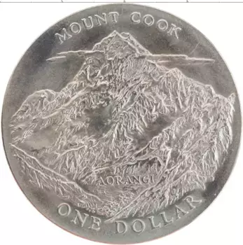 Монета доллар Новой Зеландии 1970 года Медно-никель Елизавета II