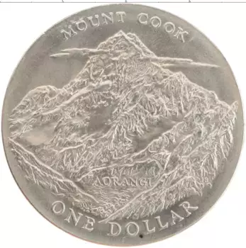 Монета доллар Новой Зеландии 1970 года Медно-никель Елизавета II