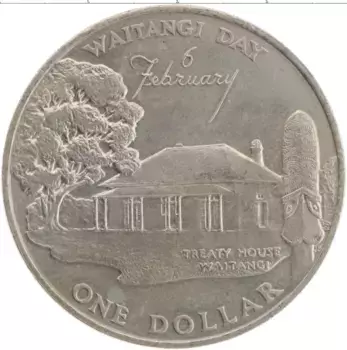 Монета доллар Новой Зеландии 1977 года Медно-никель Елизавета II