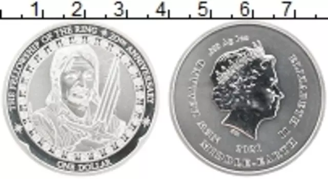 Монета доллар Новой Зеландии 2021 года Серебро Елизавета II