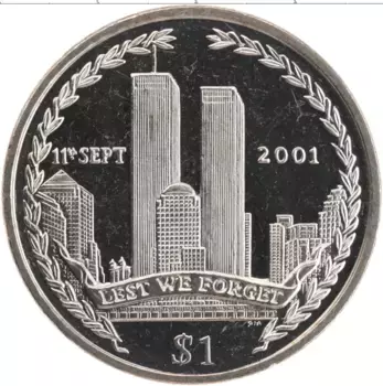 Монета доллар Виргинских островов 2002 года Медно-никель Елизавета II