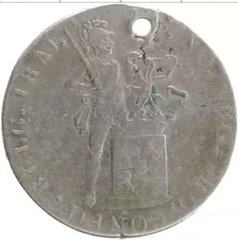 Монета дукат Нидерланд 1816 года Серебро Серебряный дукат