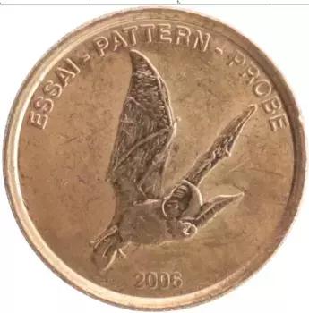 Монета евроцент Европы 2006 года Медь Проба