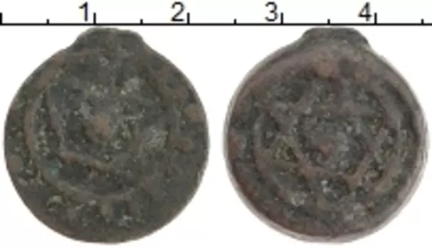 Монета фалус Марокко Бронза Абдул-Малик