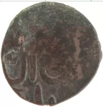 Монета фельс Медь 1409-1447 гг