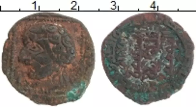 Монета фельс Сирии Медь Зангиды