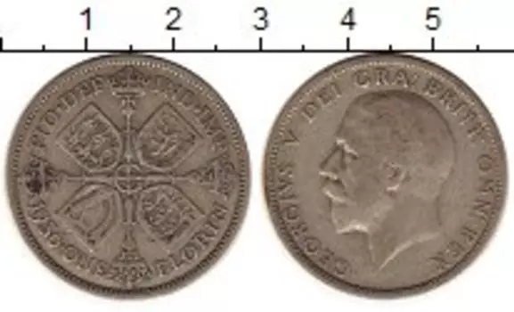 Монета флорин Англии 1936 года Серебро Георг V