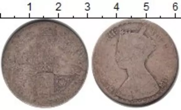 Монета флорин Англии Серебро Виктория