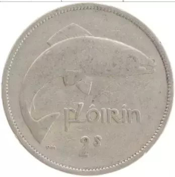 Монета флорин Ирландии 1951 года Медно-никель