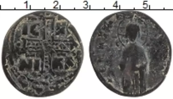 Монета фоллис Византии Медь Анонимный выпуск