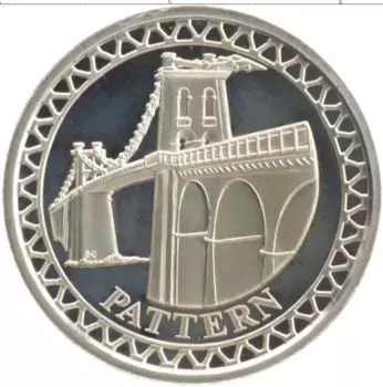 Монета фунт Англии 2003 года Серебро Елизавета II