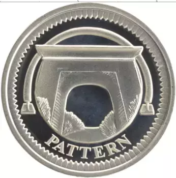 Монета фунт Англии 2003 года Серебро Елизавета II