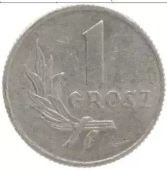 Монета грош Польши 1949 года Алюминий
