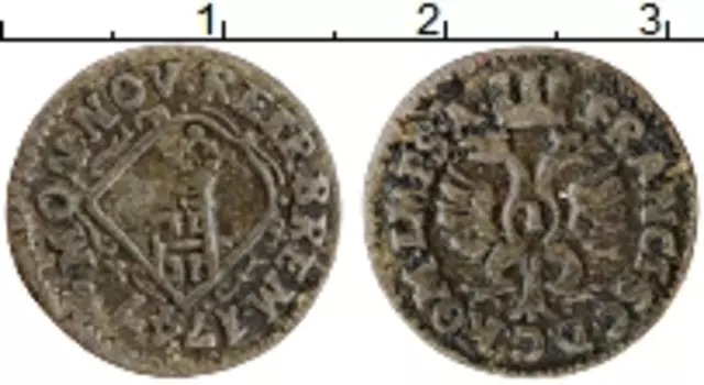 Монета гротен Бремена 1747 года Серебро Франциск