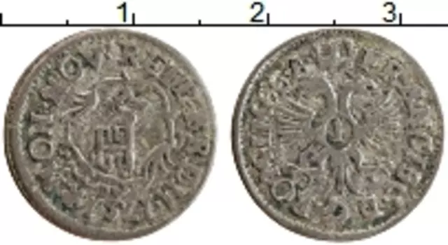 Монета гротен Бремена 1751 года Серебро Франциск