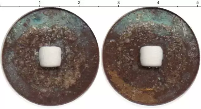 Монета кеш Китая Медь XVIII-XIX вв