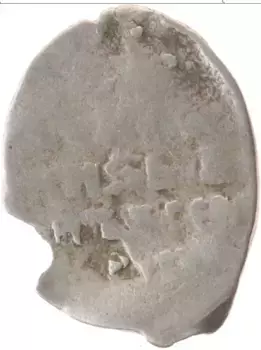 Монета копейка Ивана Грозного Серебро