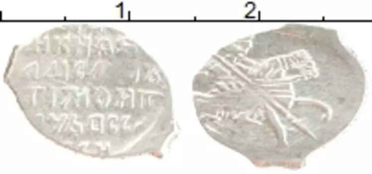 Монета копейка Владислава Вазы Серебро