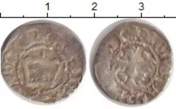 Монета крейцер Германии Серебро 17 век