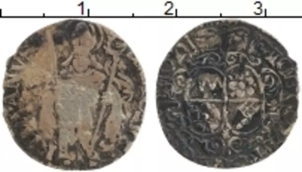 Монета крейцер Вюрцбурга Серебро