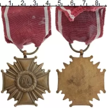 Монета Крест Польши Бронза `Знак отличия ``Крест Заслуги``