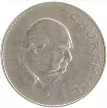 Монета крона Англии 1965 года Медно-никель Елизавета II