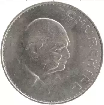 Монета крона Англии 1965 года Медно-никель Елизавета II
