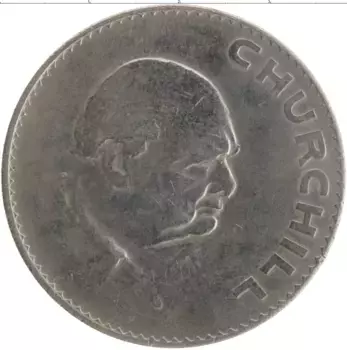 Монета крона Англии 1965 года Медно-никель Елизавета II