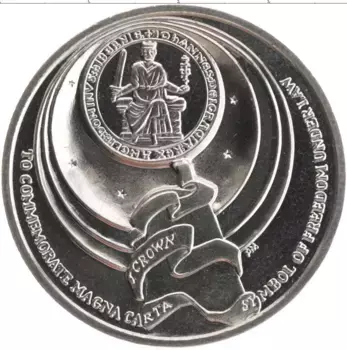 Монета крона Аскенсиона 2015 года Медно-никель Елизавета II