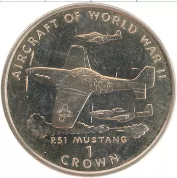 Монета крона Острова Мэн 1995 года Медно-никель Елизавета II