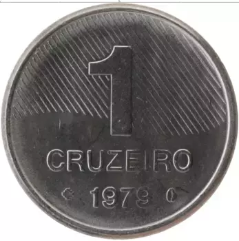 Монета крузейро Бразилии 1979 года Сталь ФАО