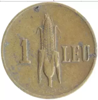 Монета лей Румынии 1939 года Бронза