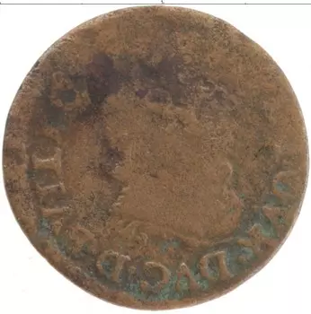 Монета лиард Франции Медь Седан