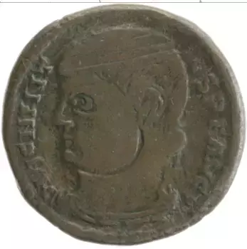 Монета майорина Древнего Рима Бронза Магнеций 350-353 гг