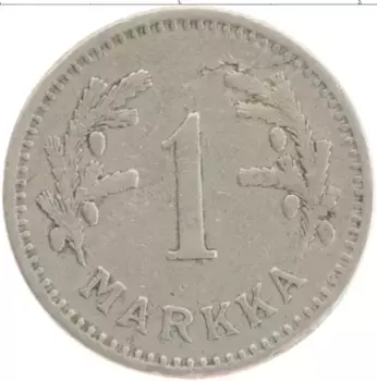 Монета марка Финляндии 1928 года Медно-никель
