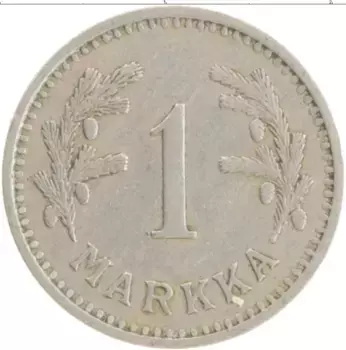 Монета марка Финляндии 1930 года Медно-никель