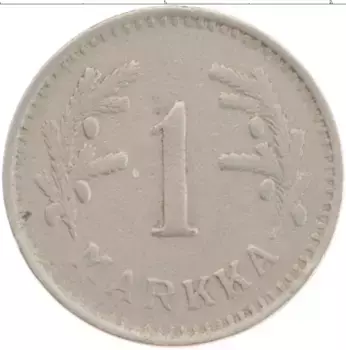 Монета марка Финляндии 1930 года Медно-никель