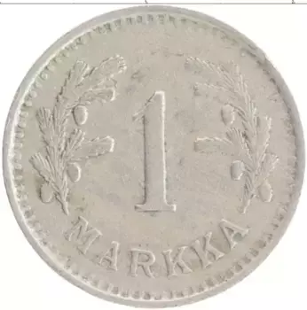Монета марка Финляндии 1930 года Медно-никель