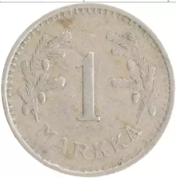 Монета марка Финляндии 1930 года Медно-никель
