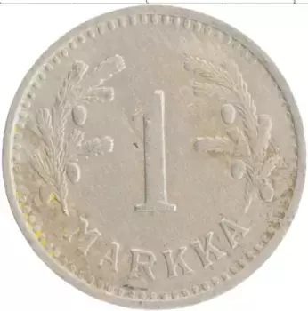 Монета марка Финляндии 1930 года Медно-никель