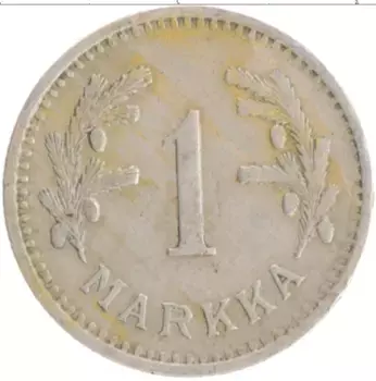 Монета марка Финляндии 1930 года Медно-никель