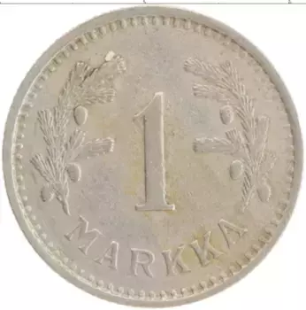 Монета марка Финляндии 1931 года Медно-никель