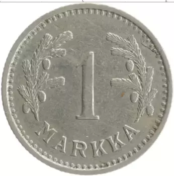 Монета марка Финляндии 1931 года Медно-никель